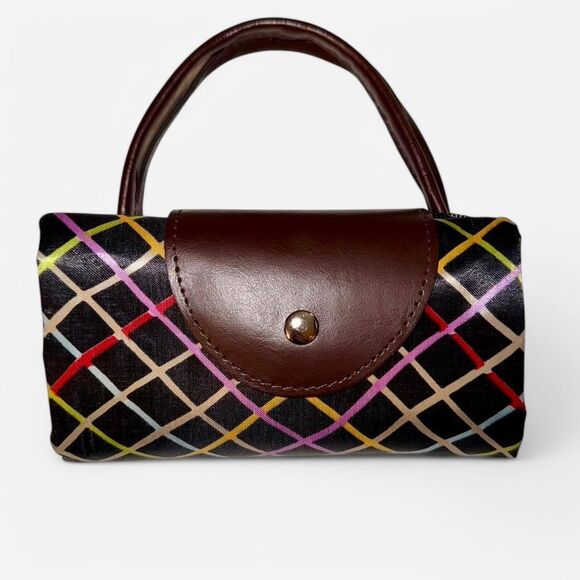 Foldable Compact Brown Tote bag - Picture 2 of 7